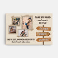 Take My Hand And Never Let Go Photo Canvas - Customised Gifts for Couple