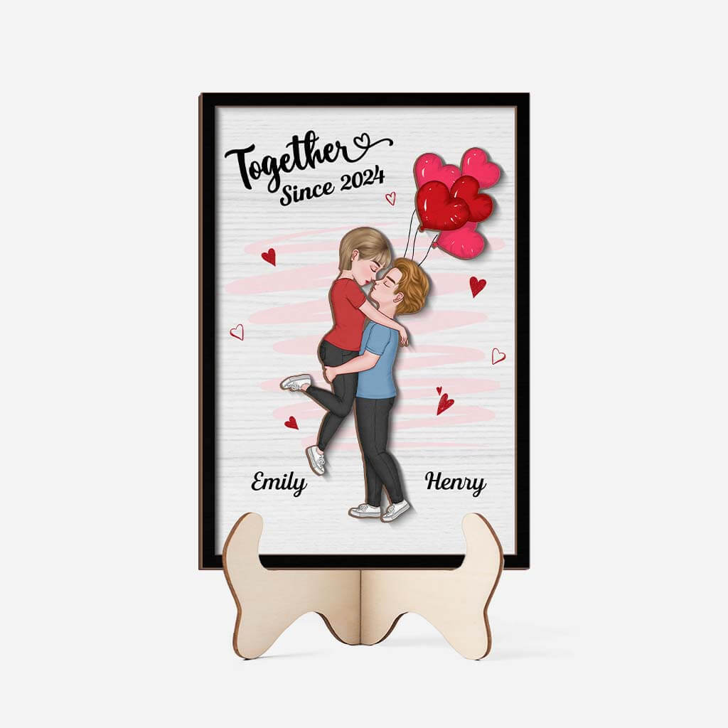 Together Since Wooden Plaque - Personalized Couple Gifts