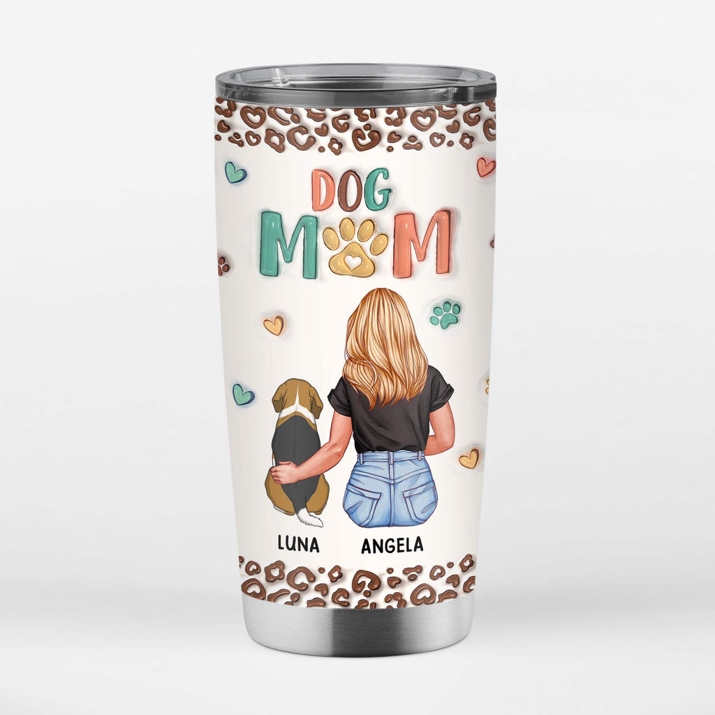 Personalized Gifts for Dog Moms - Custom 3D 20oz Tumbler