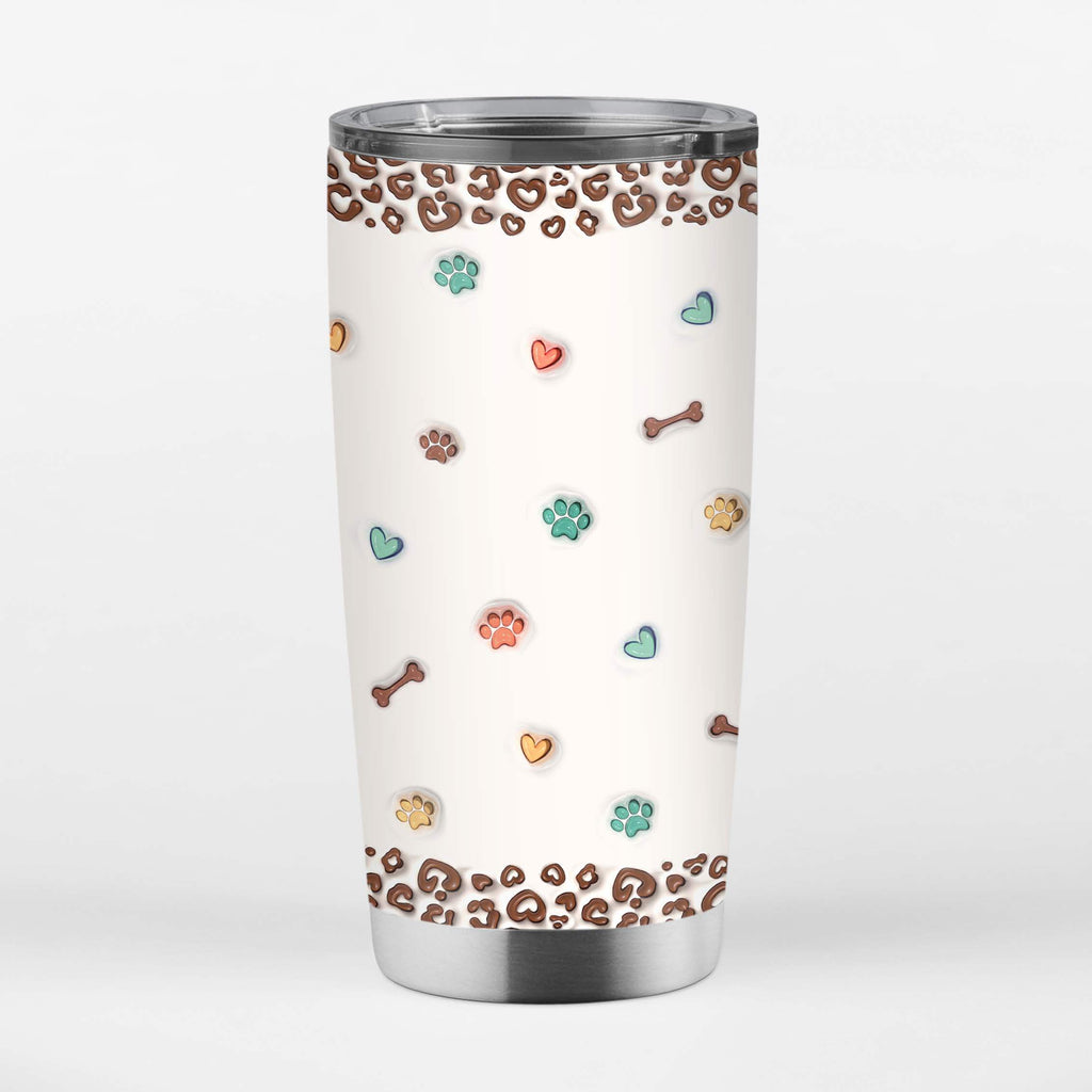 Personalized Gifts for Dog Moms - Custom 3D 20oz Tumbler