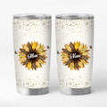Custom 20 Oz Tumblers - Sunflower Gifts for Grandma/Mom