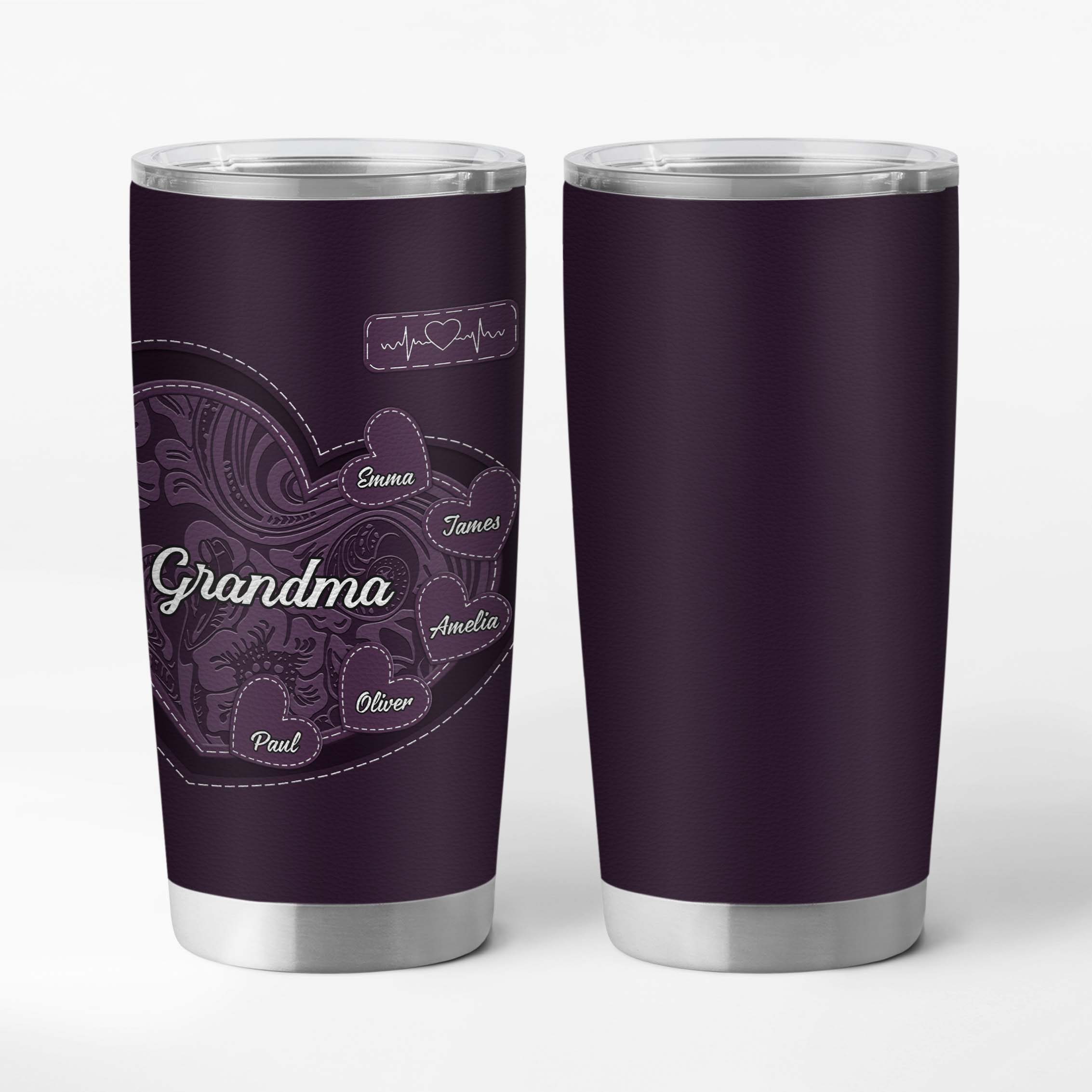 Personalized 20oz Tumbler - Unique Gifts for Grandma/Mom