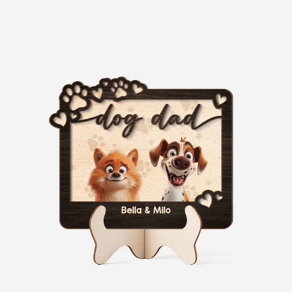 Personalized Dog Mom Gifts - Custom Wooden Plaque