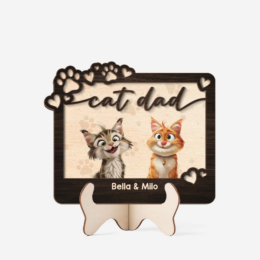 Personalized Wooden Plaque - Unique Gifts for Cat Lovers