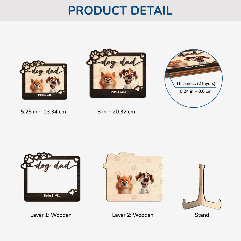 Personalized Dog Mom Gifts - Custom Wooden Plaque