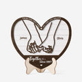 Personalized Couple Gifts -  From Our First Kiss Till Our Last Breath Wood Plaques