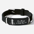 Personalized Memorial Bracelets with Photo - I'm Always With You