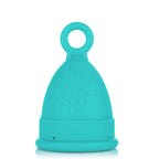 Menstrual cup, silicone, suitable for swimming during menstruation.