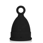 Menstrual cup, silicone, suitable for swimming during menstruation.