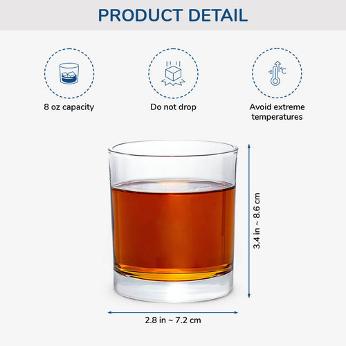 Custom Whiskey Glass - Funny Presents for Couples
