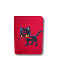 4-Pocket Red Kitten Binder