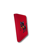 4-Pocket Red Kitten Binder