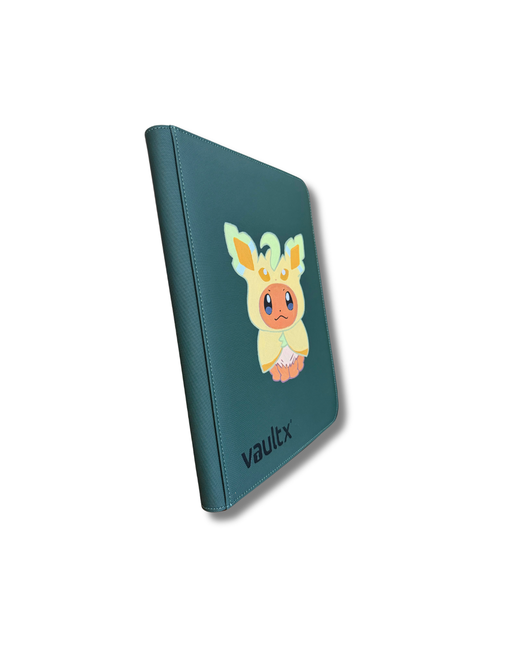 9-Pocket Green Cat Hoodie Binder