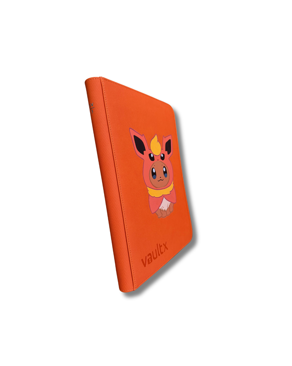 9-Pocket Orange Cat Hoodie Binder
