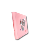 4-Pocket Metallic Cat Binder