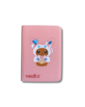 9-Pocket Pink Cat Hoodie Binder