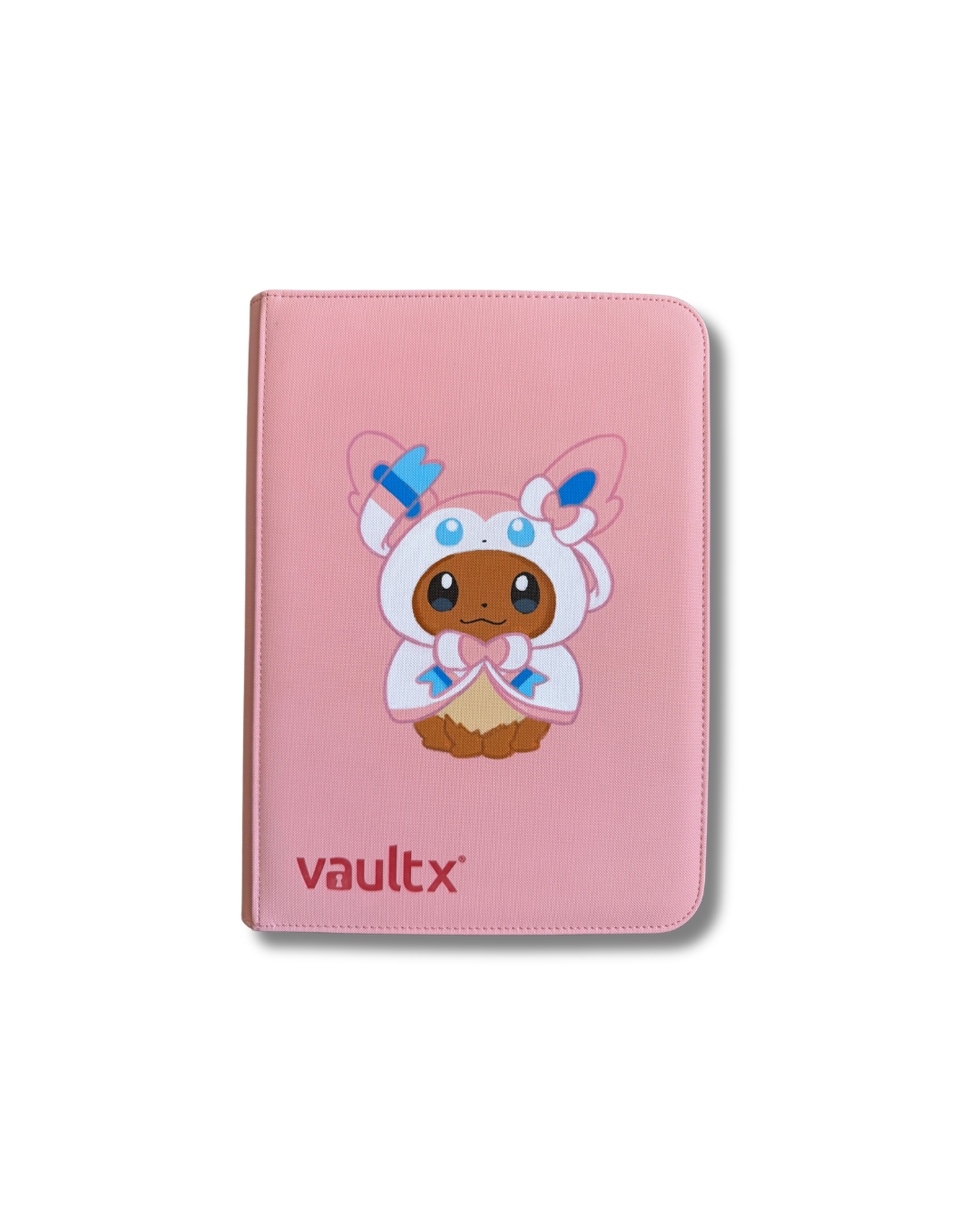 9-Pocket Pink Cat Hoodie Binder