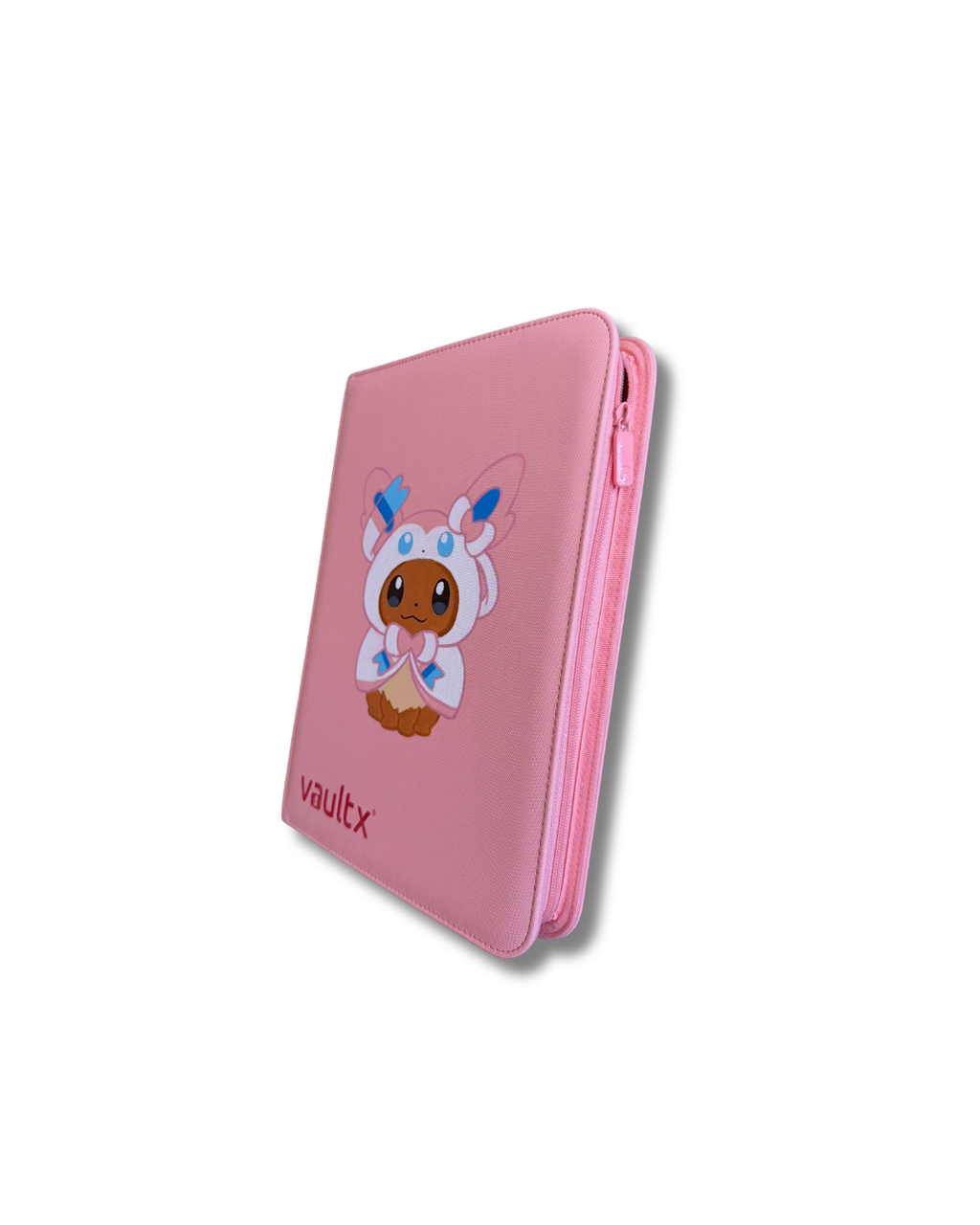 9-Pocket Pink Cat Hoodie Binder