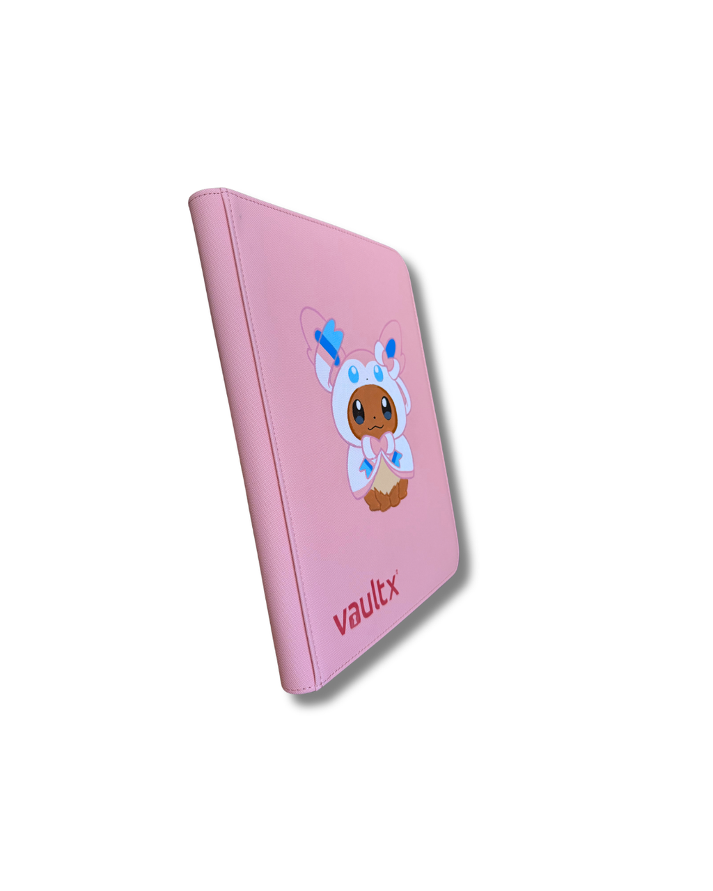 9-Pocket Pink Cat Hoodie Binder