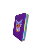 9-Pocket Purple Cat Hoodie Binder