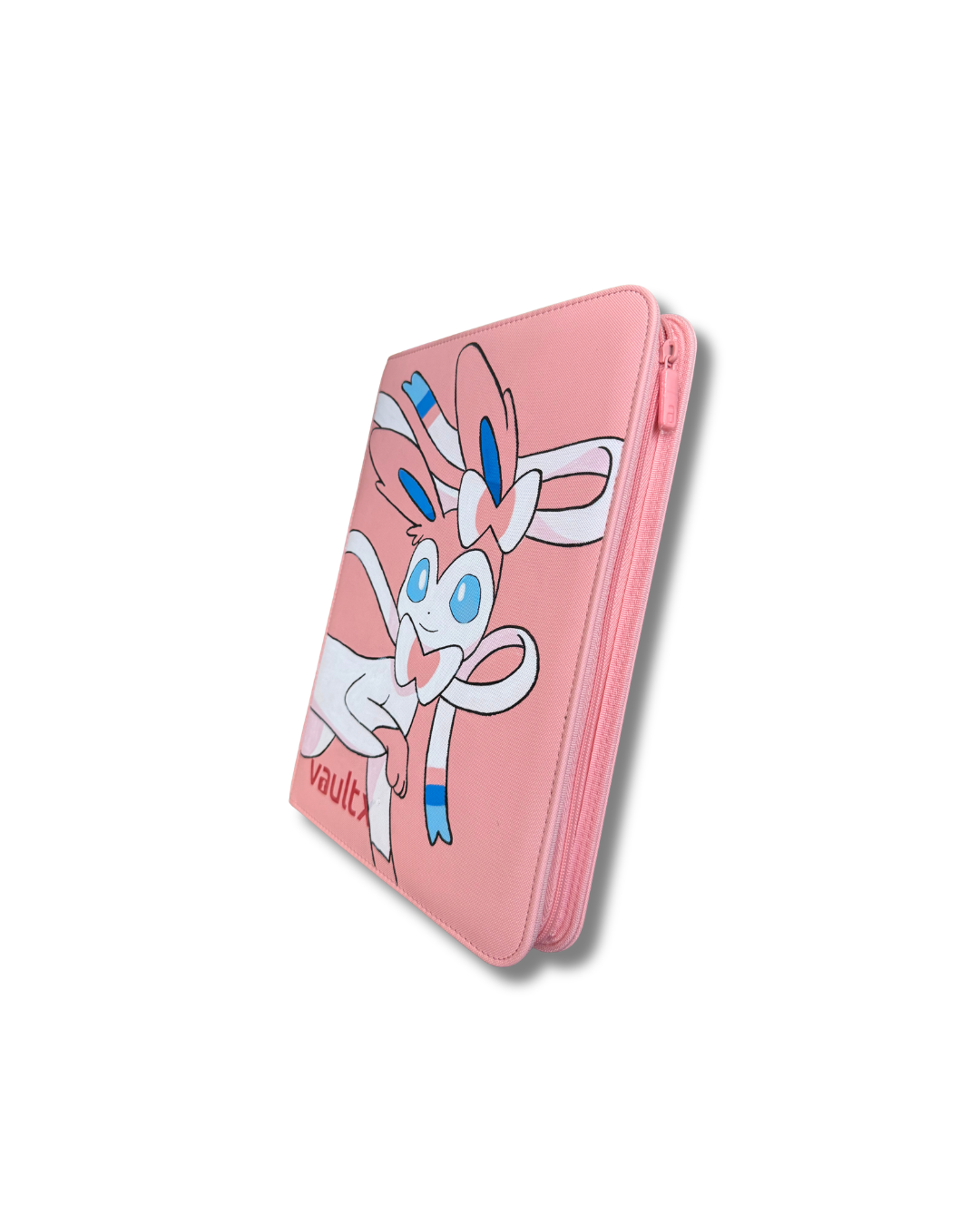 9-Pocket Pink Jumping Cat Binder