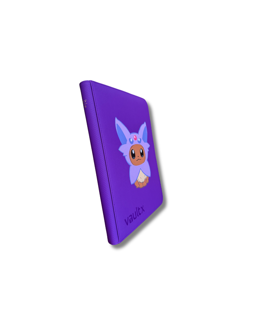 9-Pocket Purple Cat Hoodie Binder