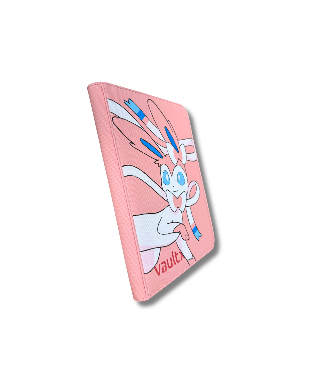 9-Pocket Pink Jumping Cat Binder