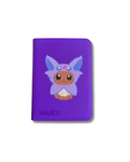 9-Pocket Purple Cat Hoodie Binder
