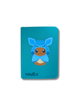 9-Pocket Teal Cat Hoodie Binder