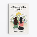 Personalized Always Better Together Canvas