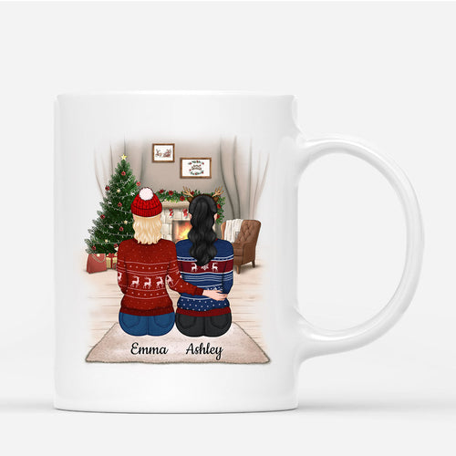 Custom Sister Mugs - Christmas Sisters Mug Gifts