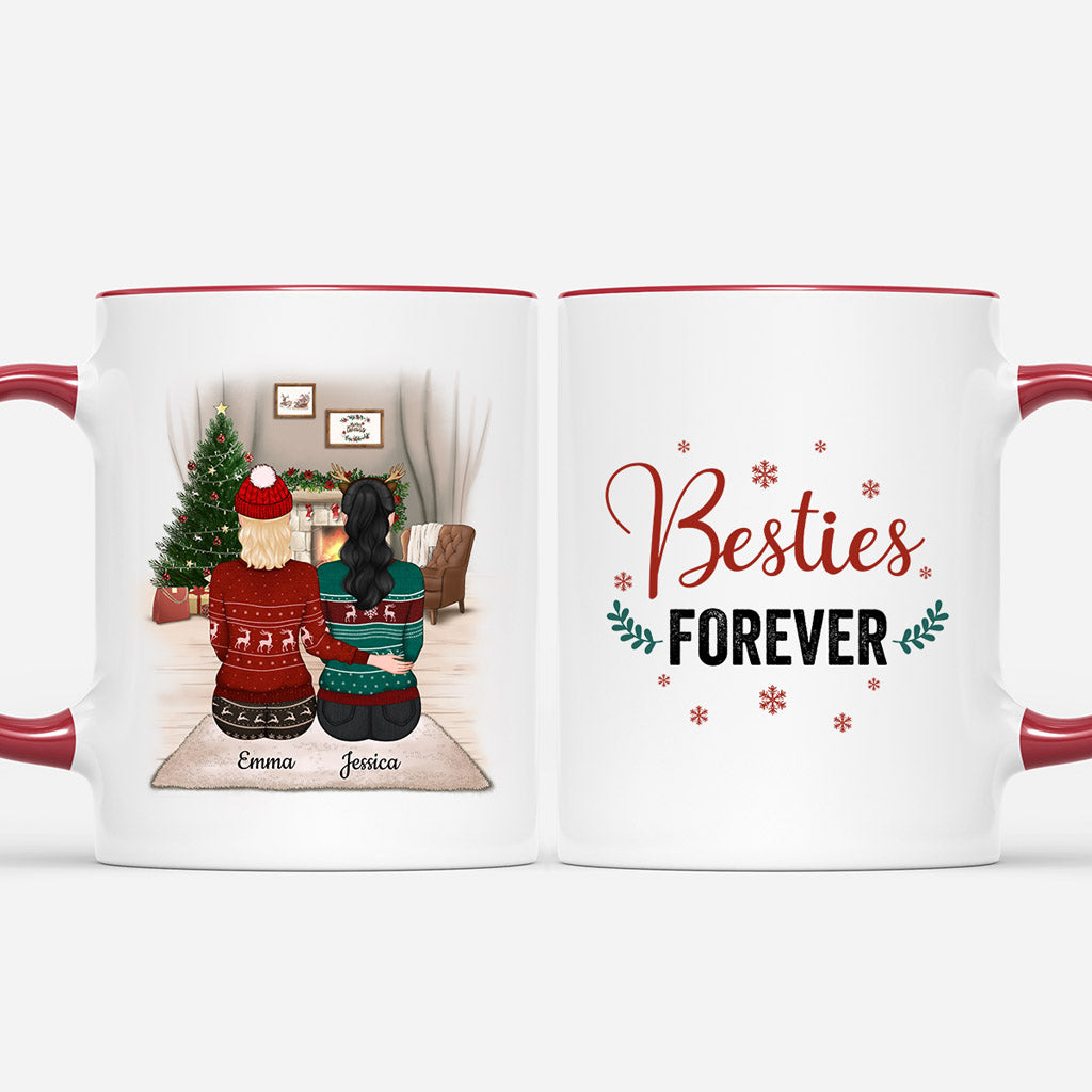 Besties Forever - Personalized Mug - Best Friend Gift