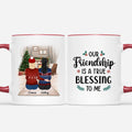 Personalized Our Friendship Is A True Blessing Mug