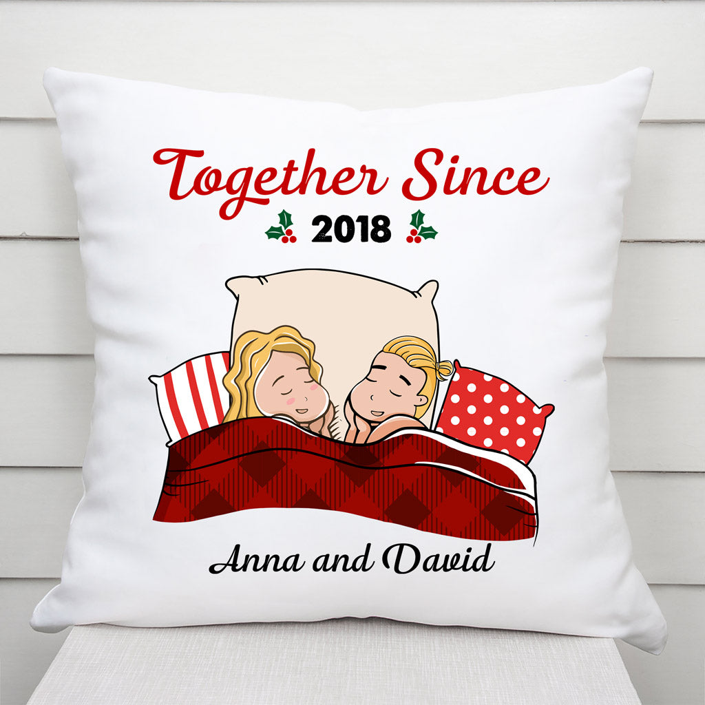 Personalized In Love Together Since Pillows