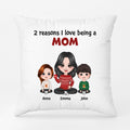 Personalized Reasons I Love Being A Mom Pillows