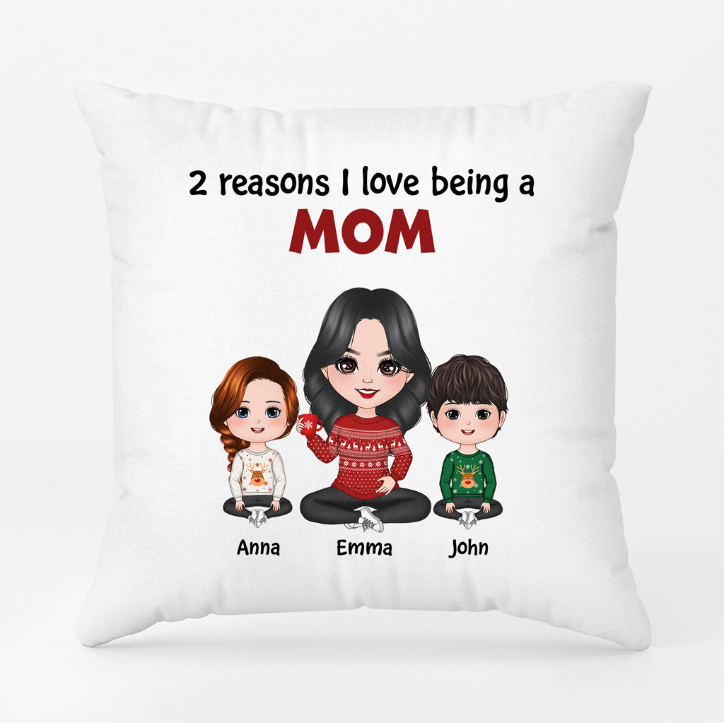 Personalized Reasons I Love Being A Mom Pillows