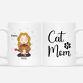 Winter Cat Mom - Personalized Kitten Mug