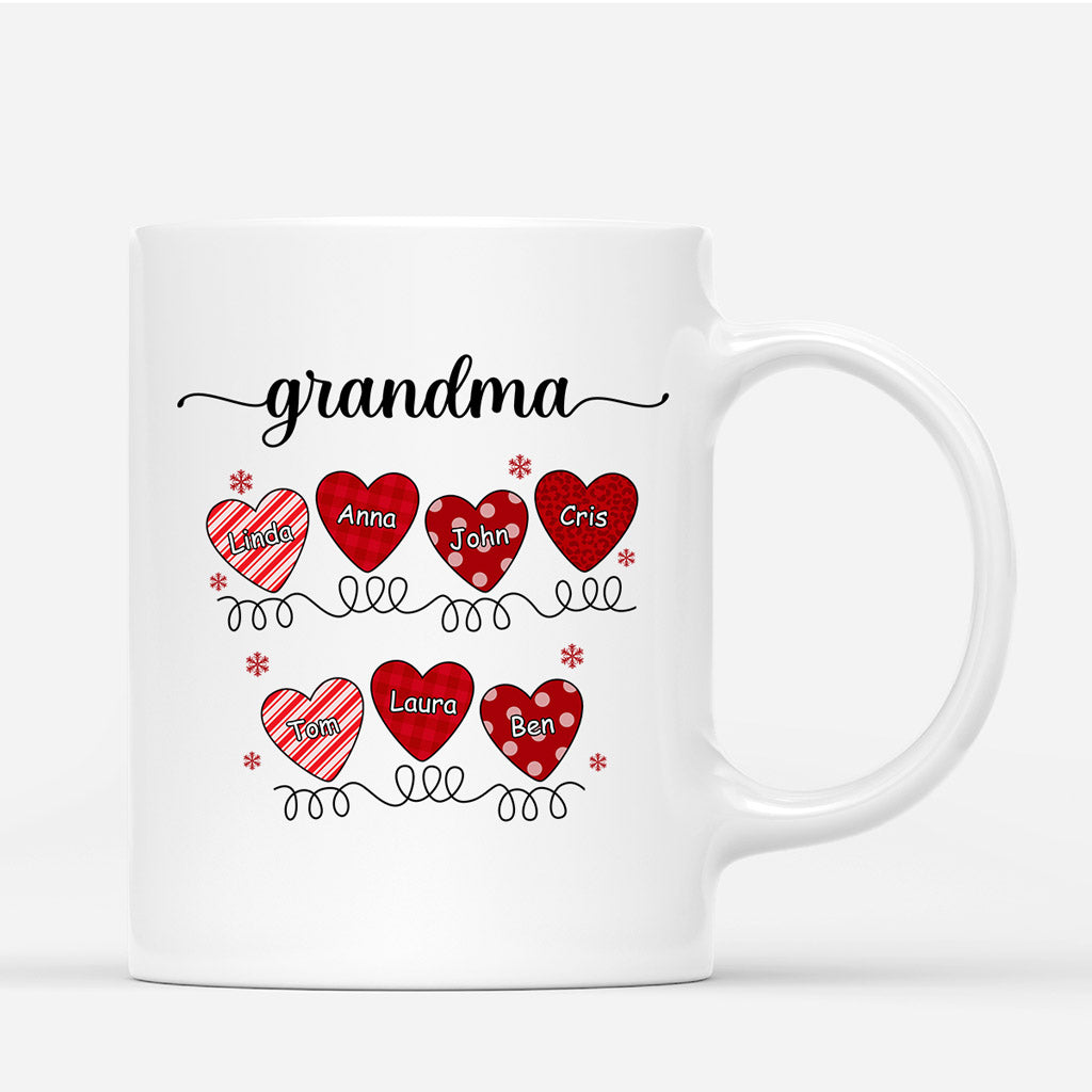 Personalized Grandma Holiday Season Mug