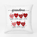 Personalized Grandma/Mom Little Sweethearts Pillow