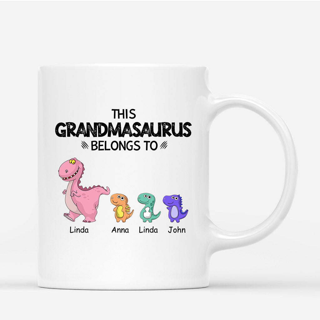 Personalized This Grandmasaurus Belongs To Mugs