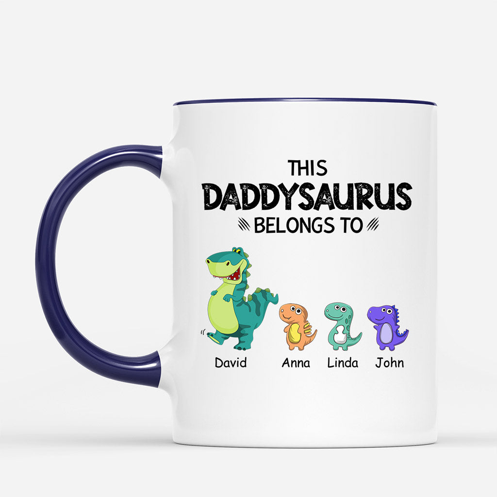Personalized This Grandpasaurus Belongs To Mugs