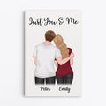 Personalized Just You Me Canvas