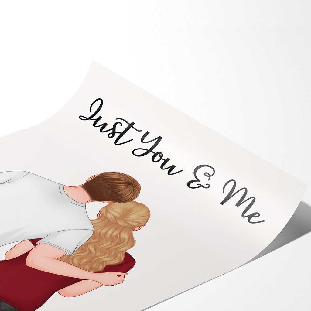 Personalized Just You Me Posters