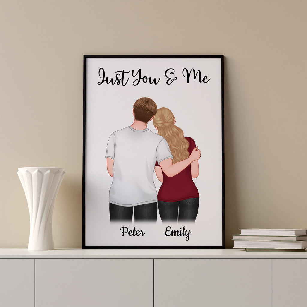 Personalized Just You Me Posters