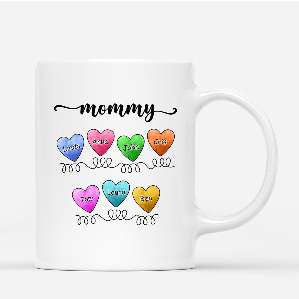 Personalized Mommy Grandma Mugs