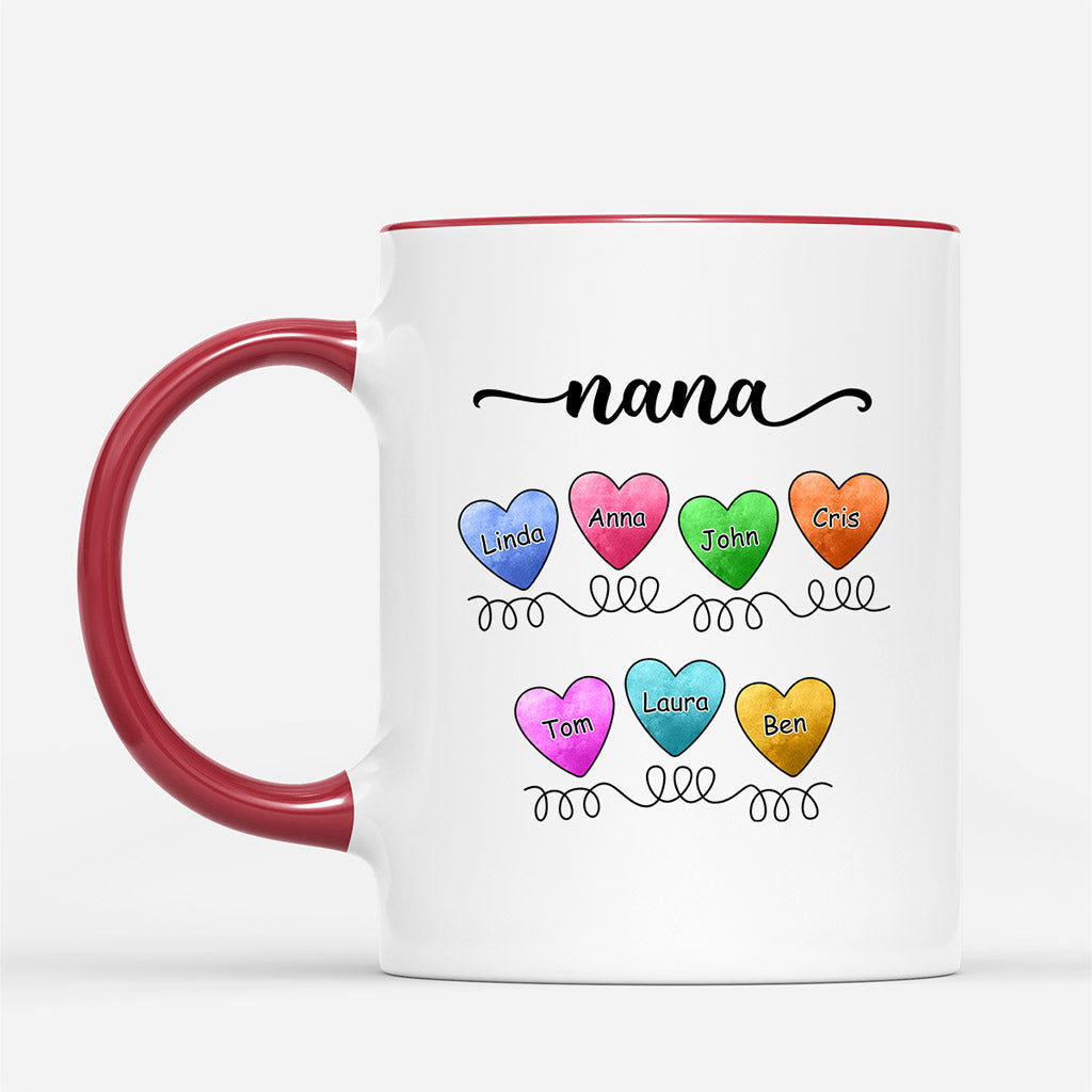 Personalized Mommy Grandma Mugs