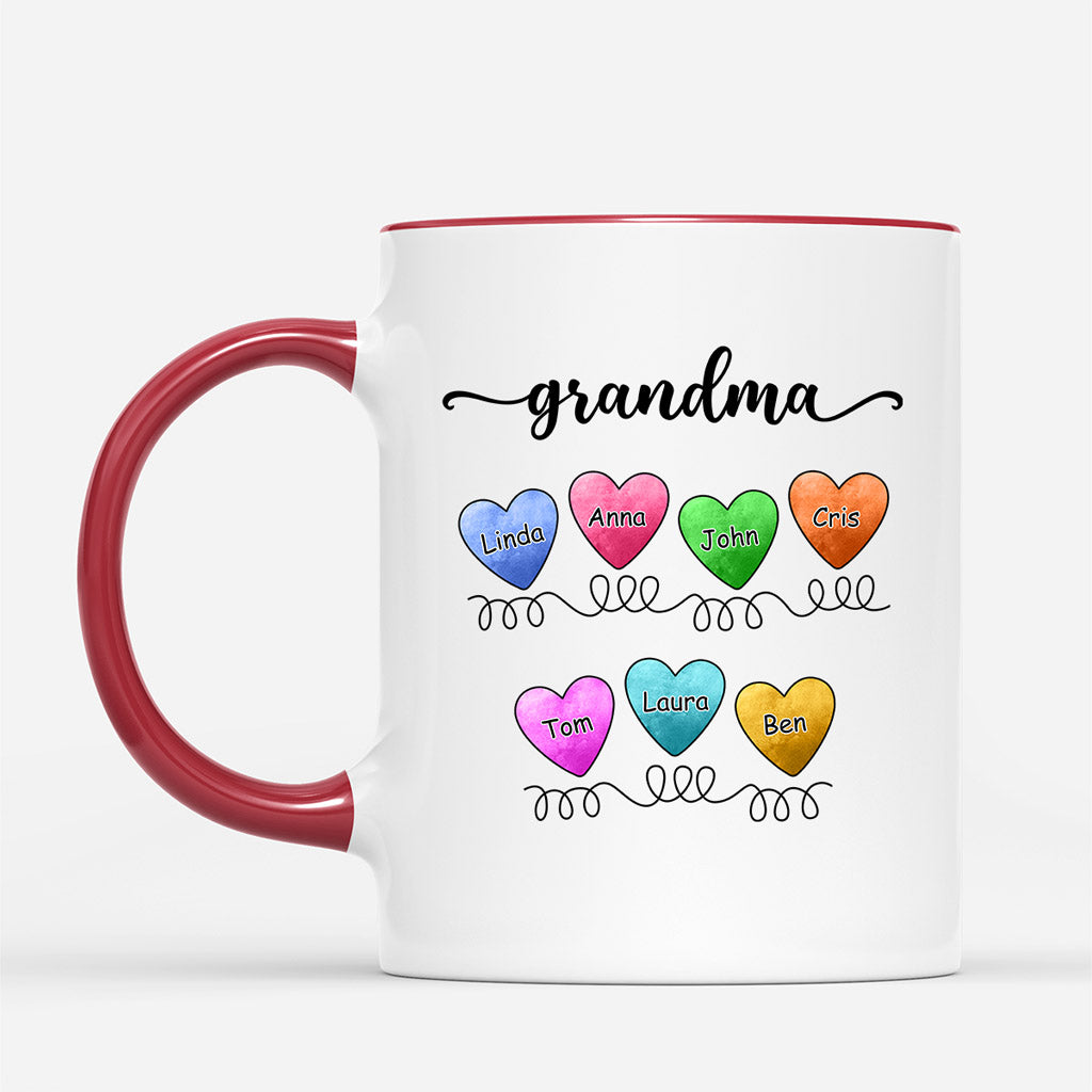 Personalized Mommy Grandma Mugs