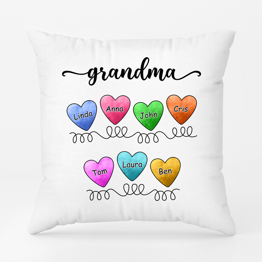 Personalized Mommy Grandma Pillows