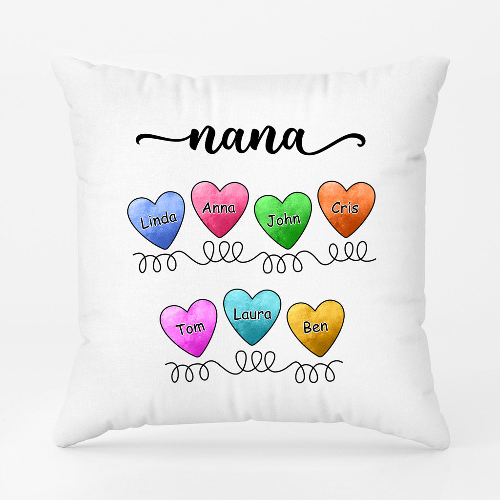 Personalized Mommy Grandma Pillows