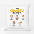 Personalized This Grandma Mommy Belongs To Pillows